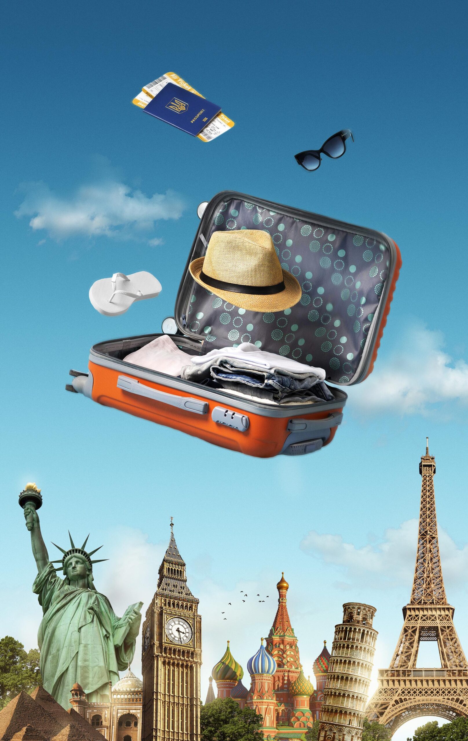 Viagem de aventura com bagagem